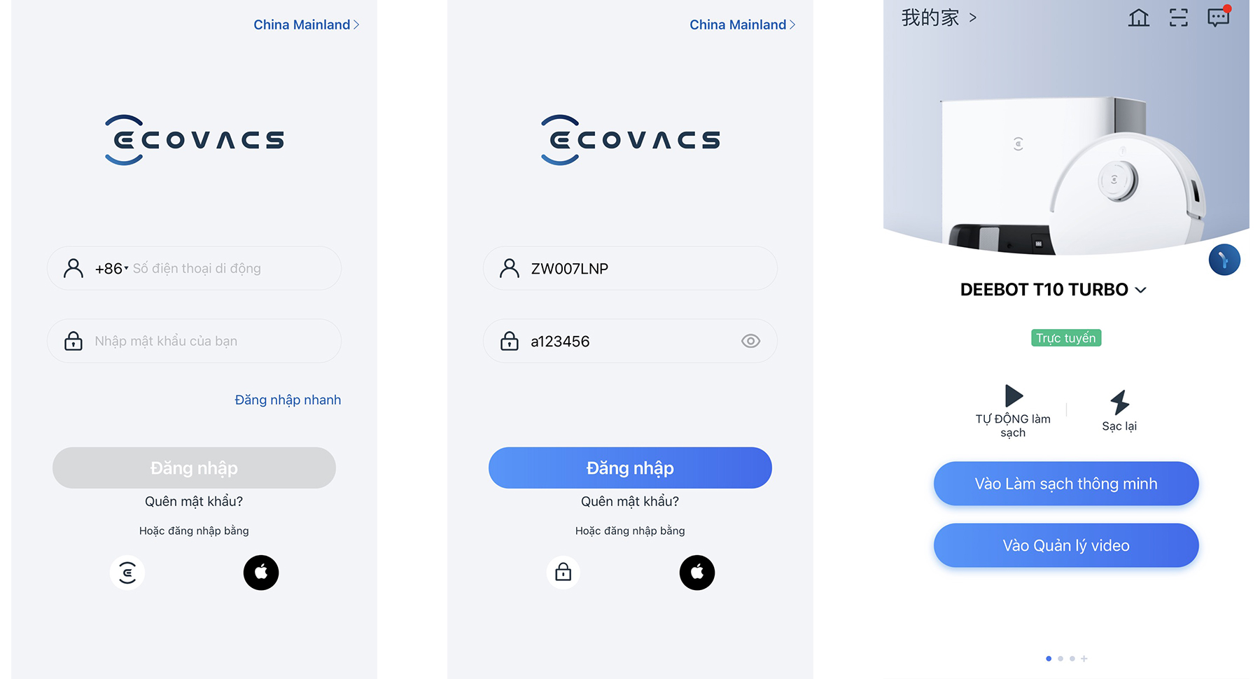 Hướng Dẫn Cách Cài APP Cho Robot Hút Bụi Ecovacs Deebot Phiên Bản Nội Địa -  Akia Smart Home Nha Trang