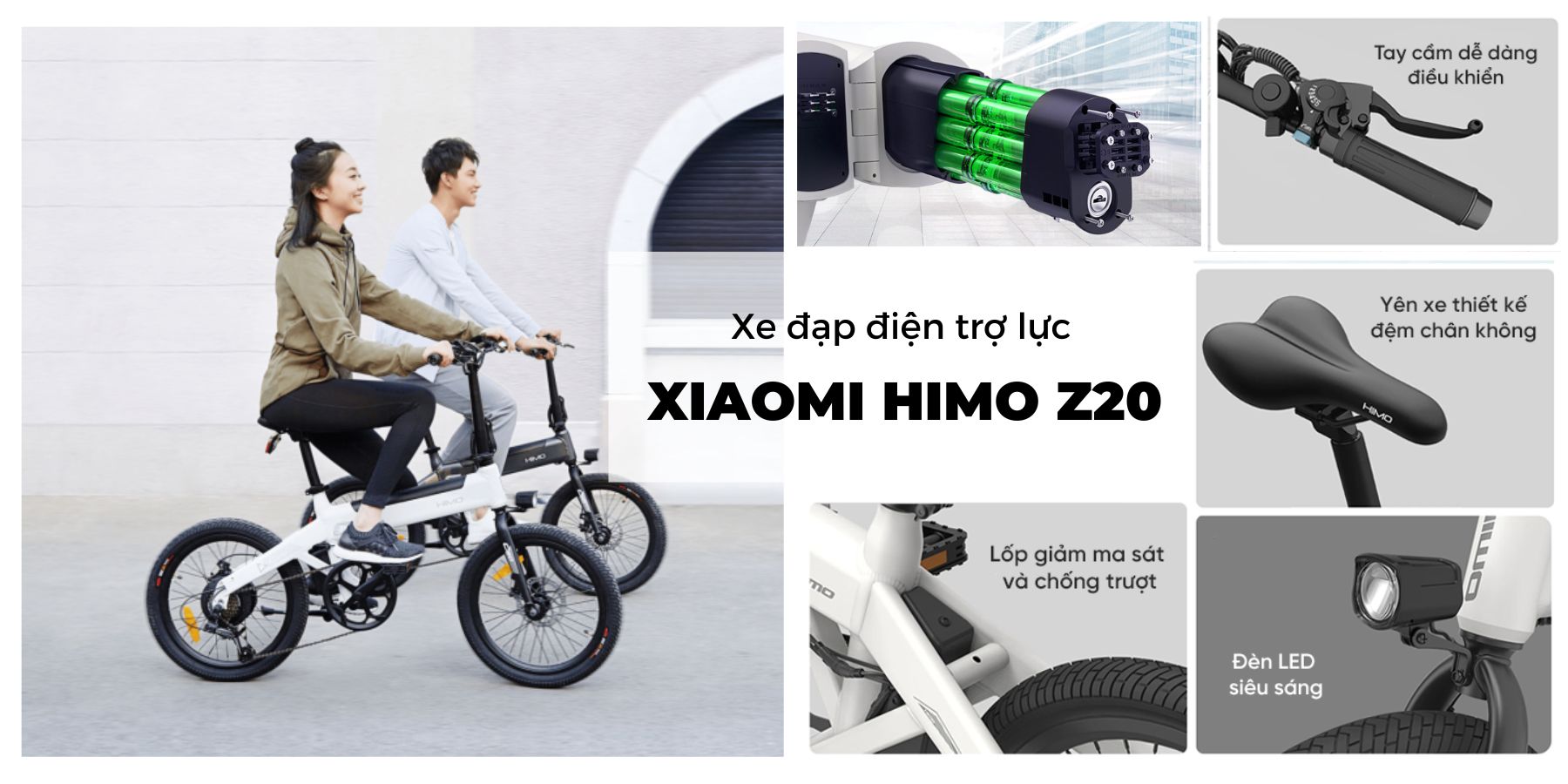 Xe đạp điện trợ lực Xiaomi Himo Z20 - AKIA NHA TRANG